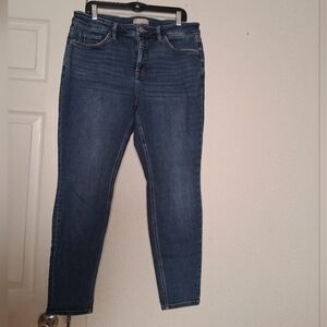 Alexander Jane Stylish Blue Skinny Jeans for Women Size 18 Pre-owned